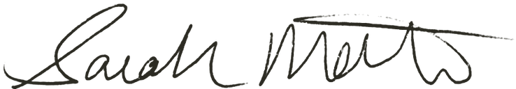 Sarah Mattina's signature
